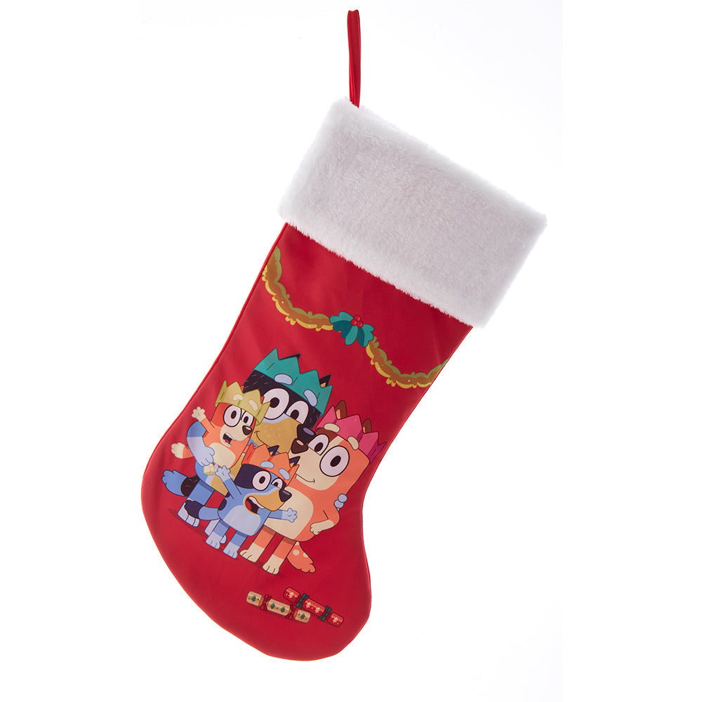 Bluey - Bluey & Family Christmas Party Stocking - World Of Bluey