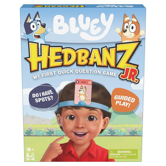 Bluey - Bluey Hedbanz Jr. Picture Guessing Card Game - World Of Bluey
