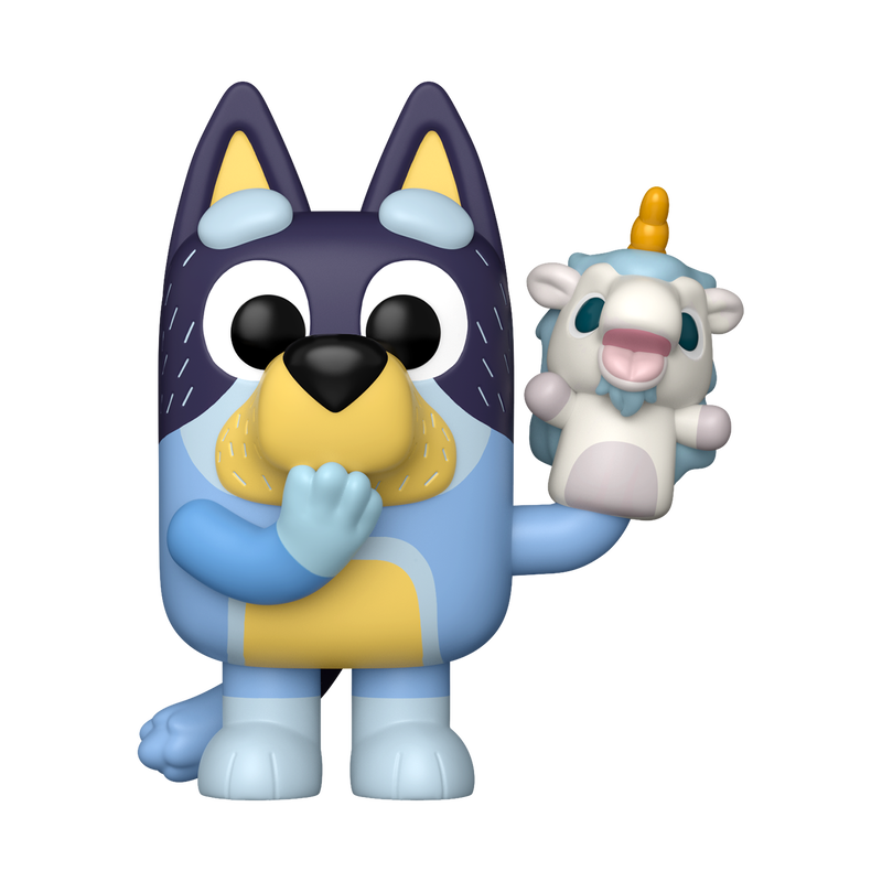 Funko - Bluey Pop! Bandit with Unicorse - World of Funko