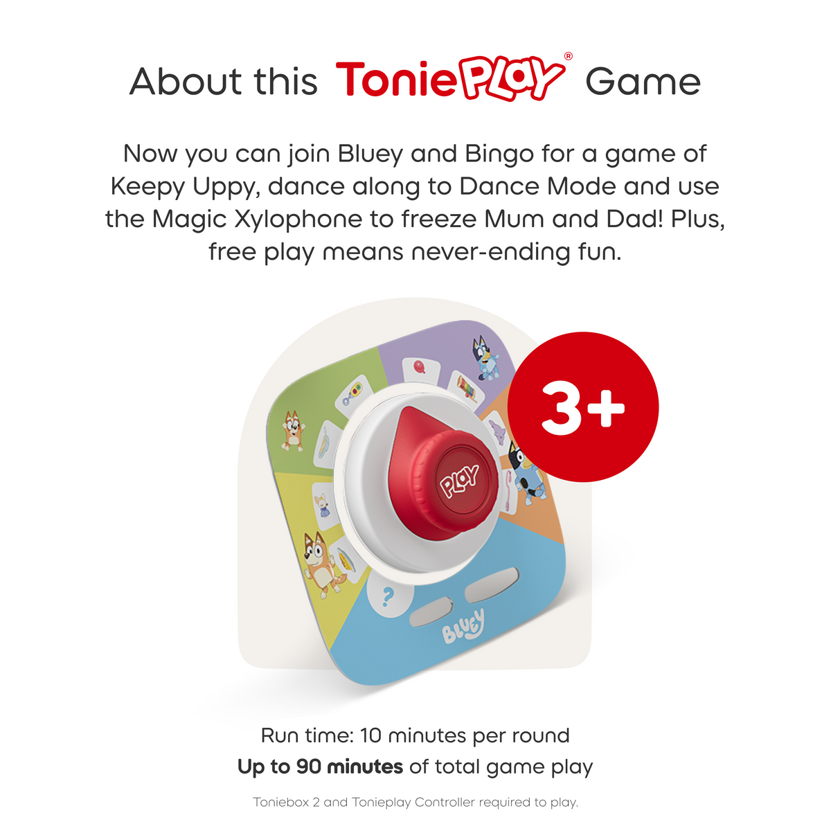 Tonies - Bluey Toniebox 2 Play Set - Sky Blue - Electronics