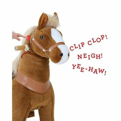 PonyCycle, Inc. - Brown Model U Ride-On Horse - 4-7 Years - Plush