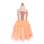 Great Pretenders - Butterfly Bliss Dress, Peach - Size 5-6 Years - Dress up