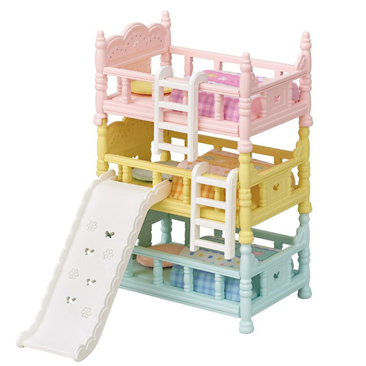 Calico Critters - Calico Critters Triple Bunk Beds - Collectibles