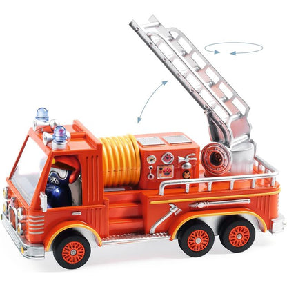 Djeco - Captain Fire Crazy Motors Car Toy - Vehicles