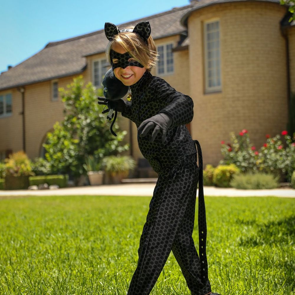 Miraculous - Cat Noir Child Dress Up - Size 9/10 Years - Dress up