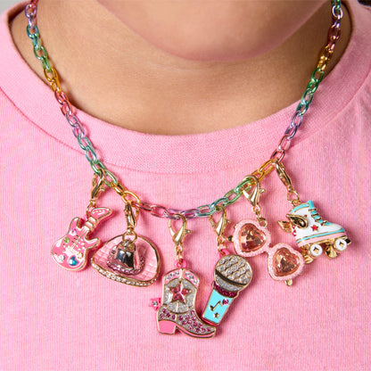 FAO Schwarz - Charm Squad Rainbow Necklace - Fashion Activity and Roleplay