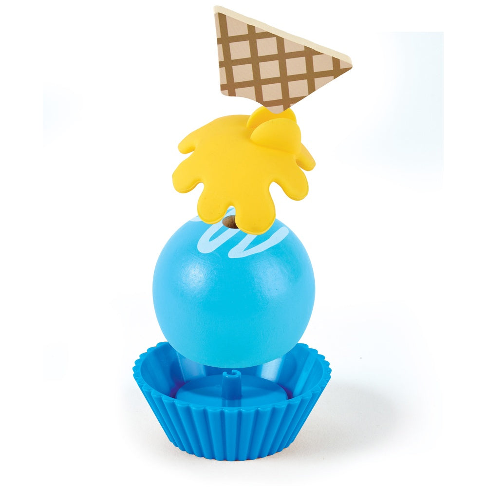 Hape - Colorful Wooden Cupcakes Pretend Play Food Kitchen Toy - Preschool