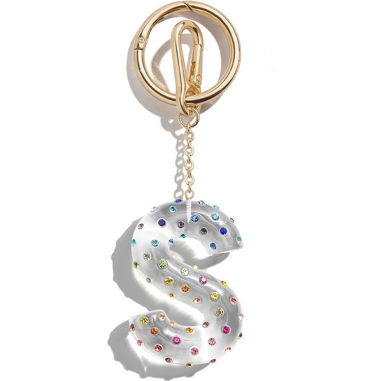 Minibar by BaubleBar - Confetti Initial Bag Charm - S - Trend Accessories