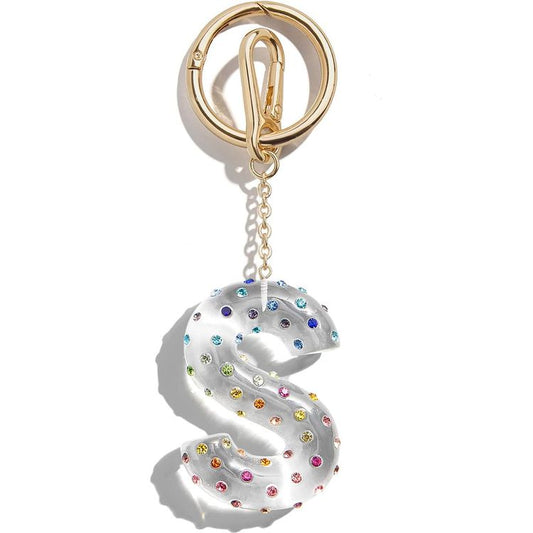 Minibar by BaubleBar - Confetti Initial Bag Charm - S - Trend Accessories