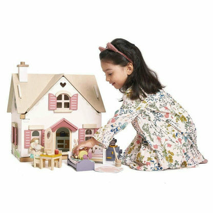 Tender Leaf Toys - Cottontail Cottage Dollhouse - Preschool