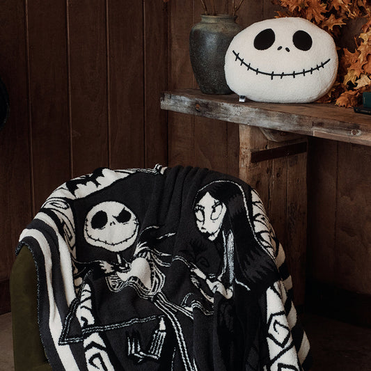 Barefoot Dreams - CozyChic Disney Jack Skellington Pillow - Trend Accessories