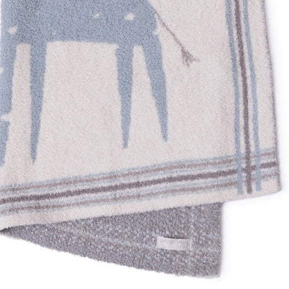 Barefoot Dreams - CozyChic Giraffe Stroller Blanket - Raindrop Multi - Infants