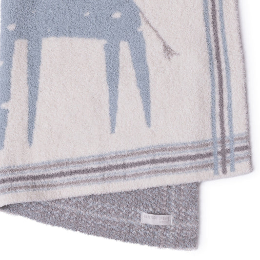 Barefoot Dreams - CozyChic Giraffe Stroller Blanket - Raindrop Multi - Infants