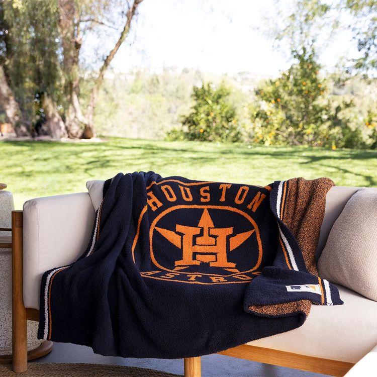 Barefoot Dreams - CozyChic Houston Astros Throw Blanket - Trend Accessories