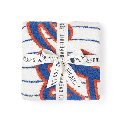 Barefoot Dreams - CozyChic New York Mets Stroller Blanket - 30"x40" - Trend Accessories