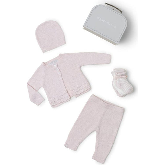 Barefoot Dreams - Cozychic Lite Girls Heirloom Newborn Set - Pink - Infants