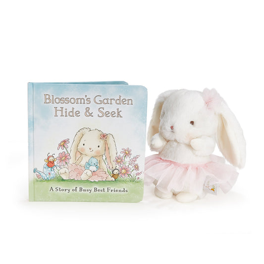 Bunnies By The Bay - Cricket Island Blossom Bunny Book & Plush Bundle - Infants