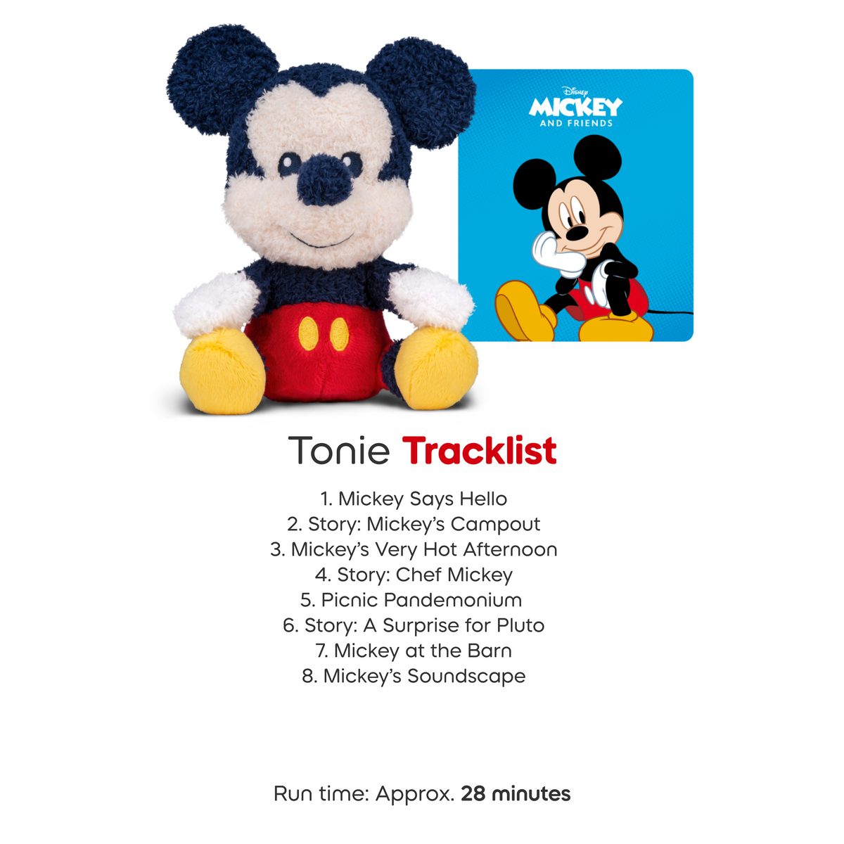 Tonies - Cuddle Tonies: Disney Mickey Mouse - Electronics