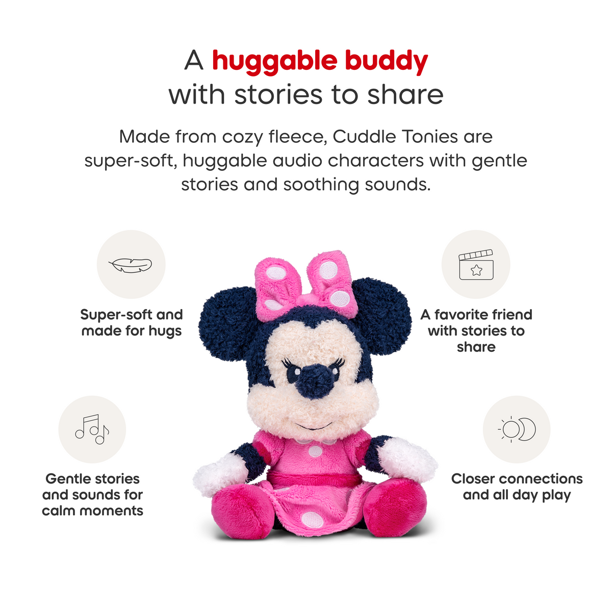 Tonies - Cuddle Tonies: Disney Minnie Mouse - Electronics