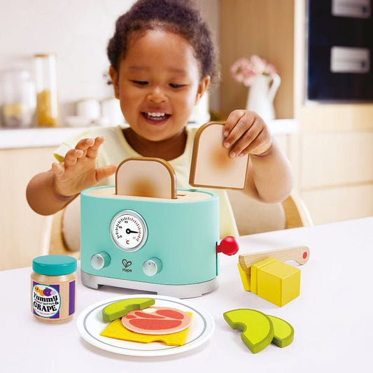 Hape - Ding & Pop-Up Pretend Play Toaster - Preschool