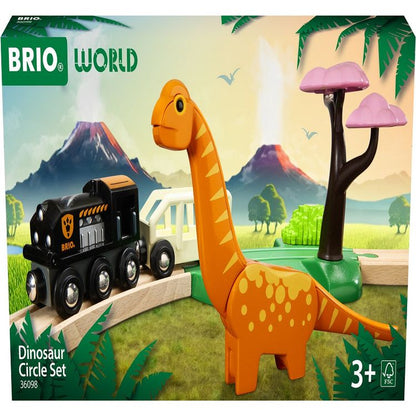 Brio - Dinosaur Circle Train Set - Preschool