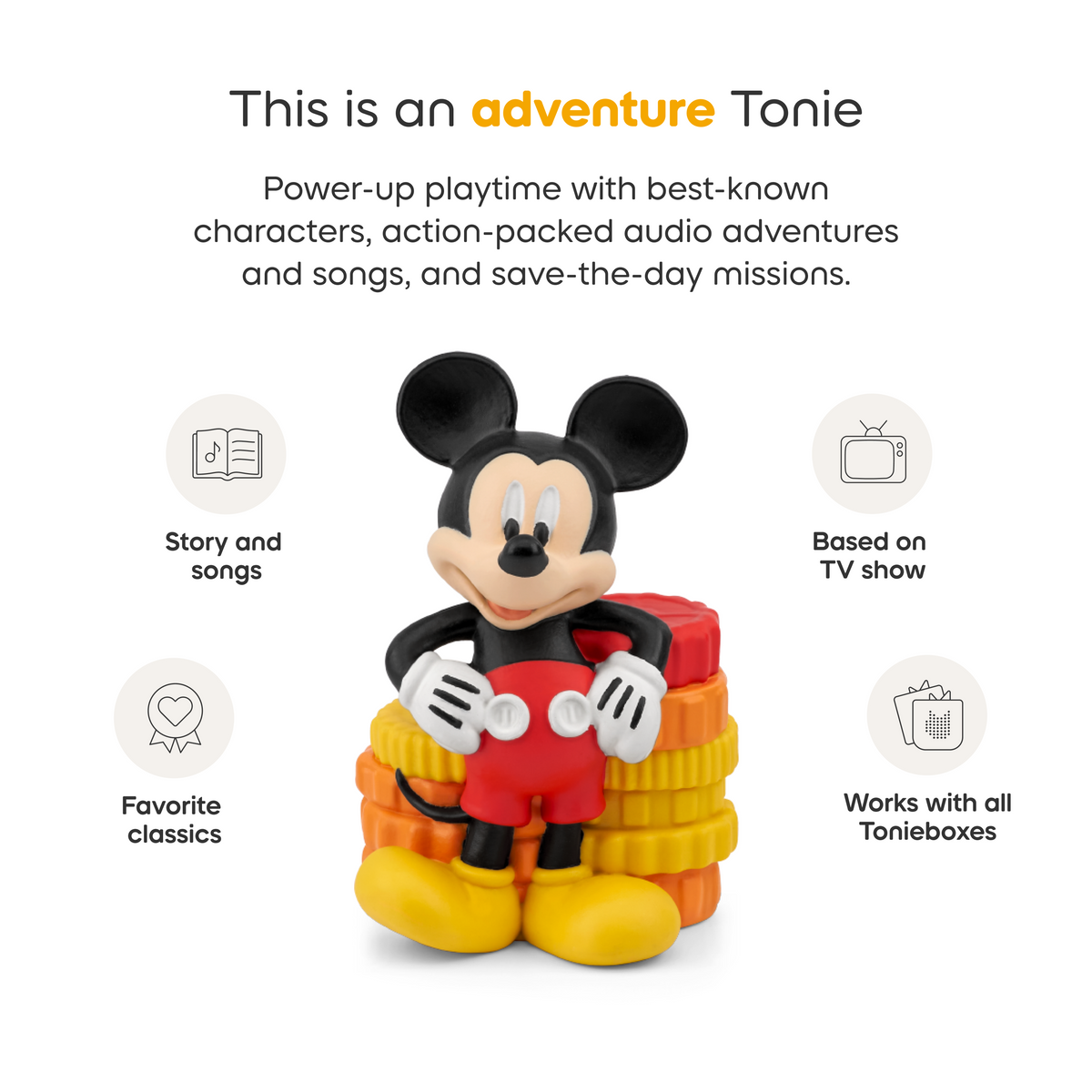 Tonies - Disney Mickey Mouse Clubhouse Tonie - Electronics