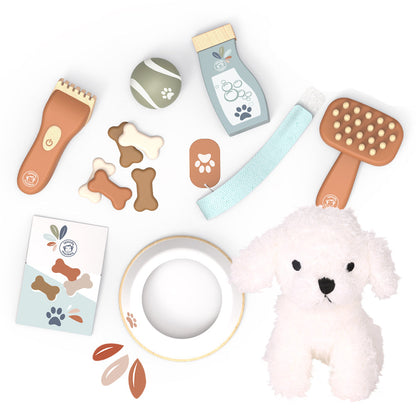 Speedy Monkey - Dog Plush with Accessories & Suitcase - Preschool