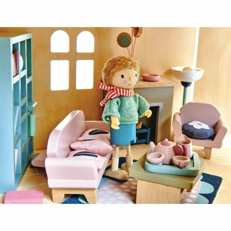 Tender Leaf Toys - Dollhouse Sitting Room Furniture - Dolls