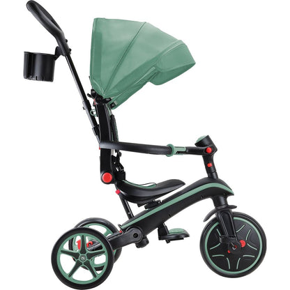 Globber - Explorer Foldable Trike 4 in 1 - Olive - Outdoor