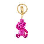 FAO Schwarz - FAO Chrome Bear Keychain - Pink - Souvenirs