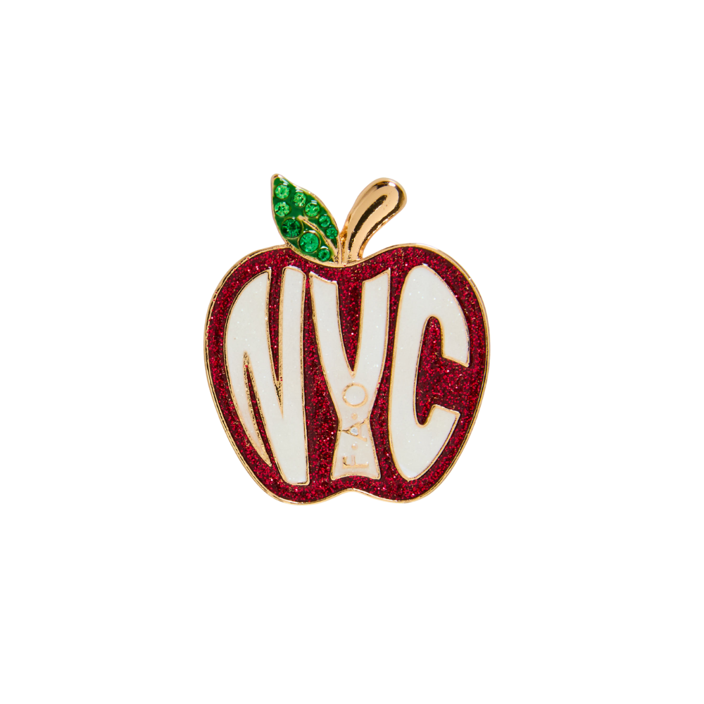 FAO Schwarz - FAO NYC Apple Pin - Souvenirs