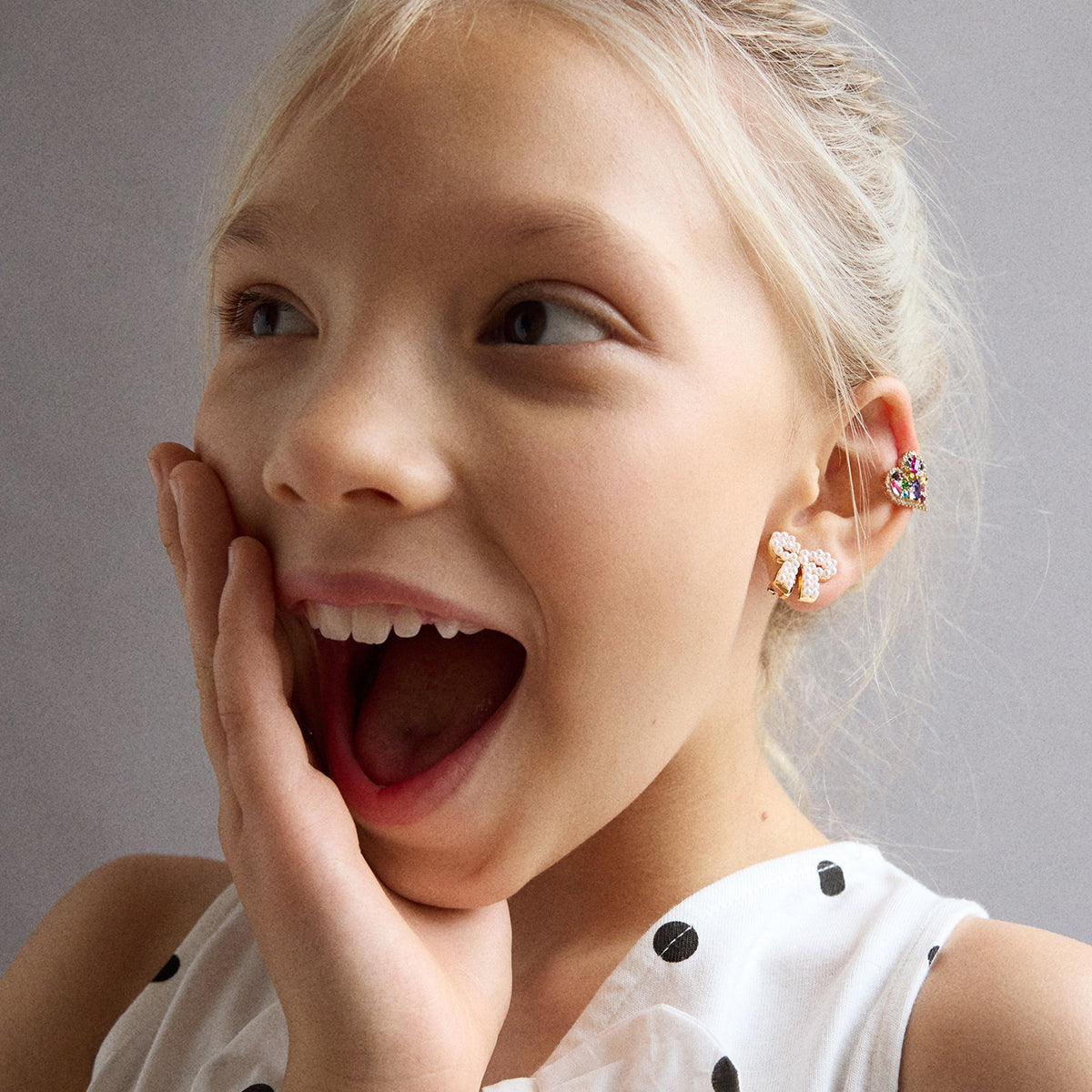 Minibar by BaubleBar - Feeling Cute Kids' Clip-On Earring Set - Multi - Trend Accessories