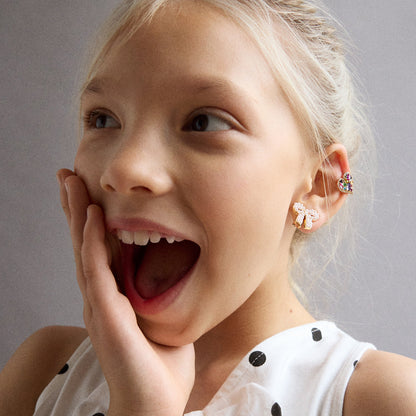 Minibar by BaubleBar - Feeling Cute Kids' Clip-On Earring Set - Multi - Trend Accessories