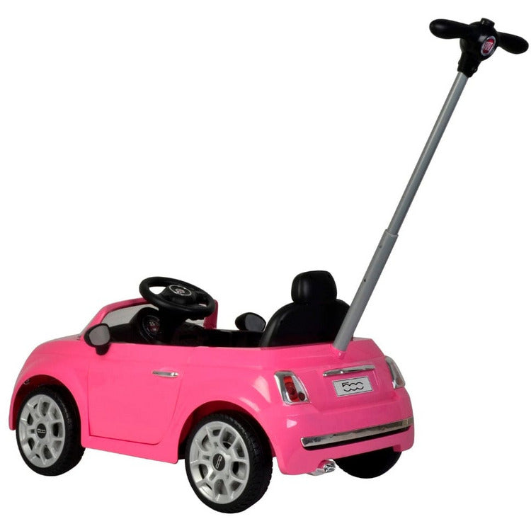 Best Ride on Cars - Fiat Push Car - Pink - Outdoor