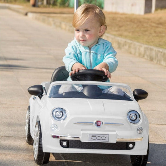 Best Ride on Cars - Fiat Push Car - White - Outdoor