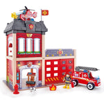 Hape - Fire Station Playset - Preschool