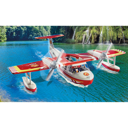 Playmobil - Firefighting Seaplane Playset - Preschool