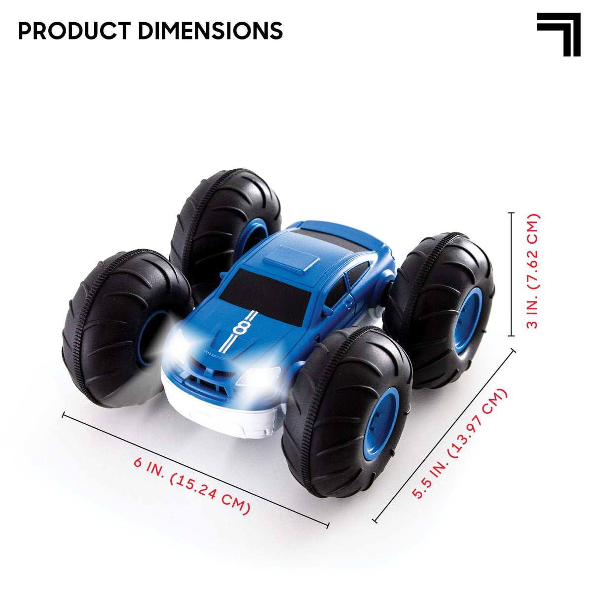Sharper Image - Flip Stunt Rally Remote Control Stunt Vehicle - Vehicles