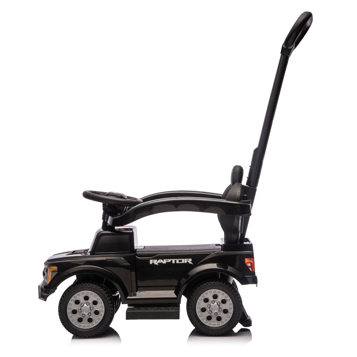 Freddo - Ford Raptor 3-in-1 Push Ride On Toy Car - Black - Outdoor
