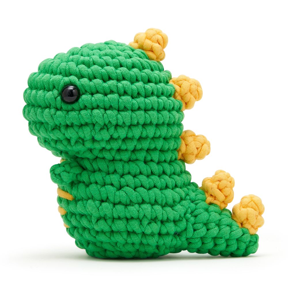 The Woobles - Fred the Dino Learn to Crochet Kit - Creativity