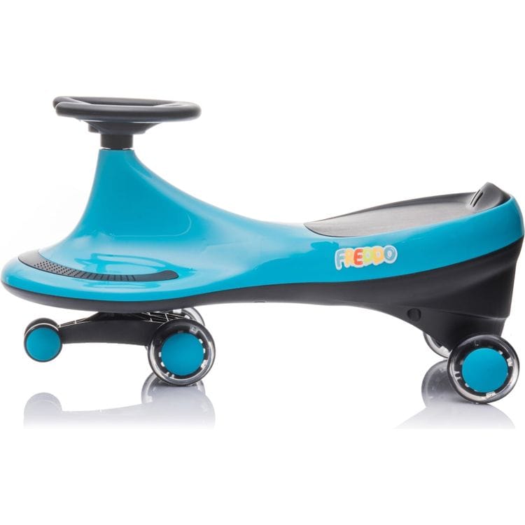 Freddo - Freddo Toys Swing Car with Flashing Wheels - Blue - Outdoor
