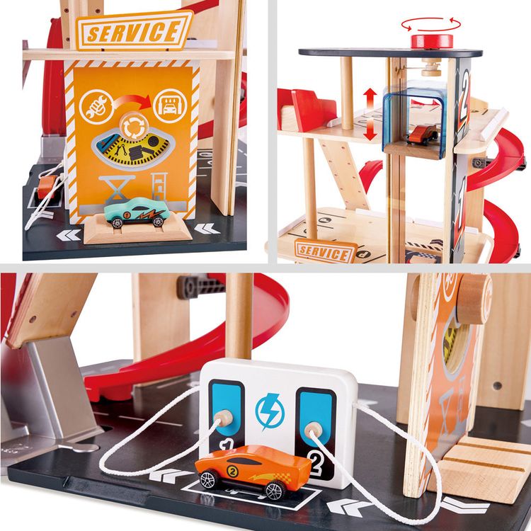 Hape - Gearhead Stunt Garage - Preschool