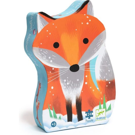 Djeco - Ginger Little Fox 24 Piece Silhouette Jigsaw Puzzle - Puzzles