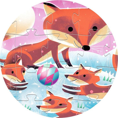 Djeco - Ginger Little Fox 24 Piece Silhouette Jigsaw Puzzle - Puzzles
