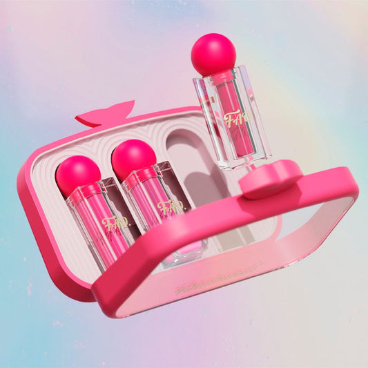 FAO Schwarz - Glimmer & Glam 4‑Piece Lipstick Set - Fashion Activity and Roleplay