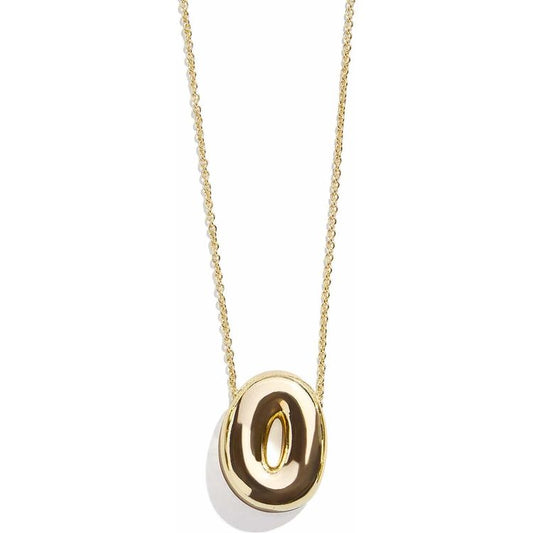 Minibar by BaubleBar - Gold Bubble Initial Necklace - O - Trend Accessories