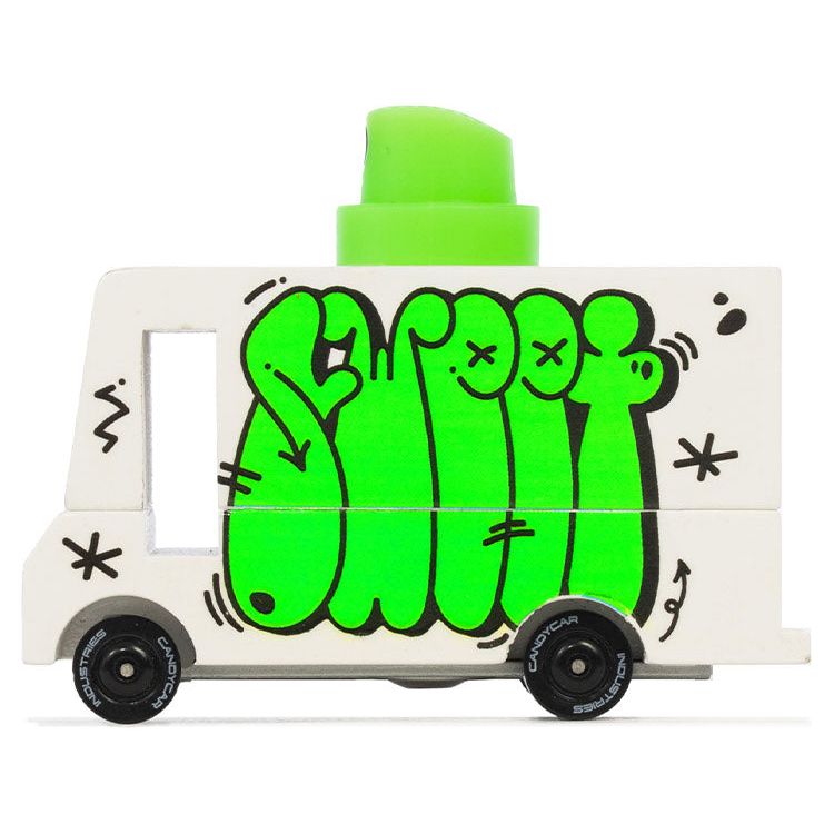 Candylab - Green Graffiti Van Toy Car - Vehicles