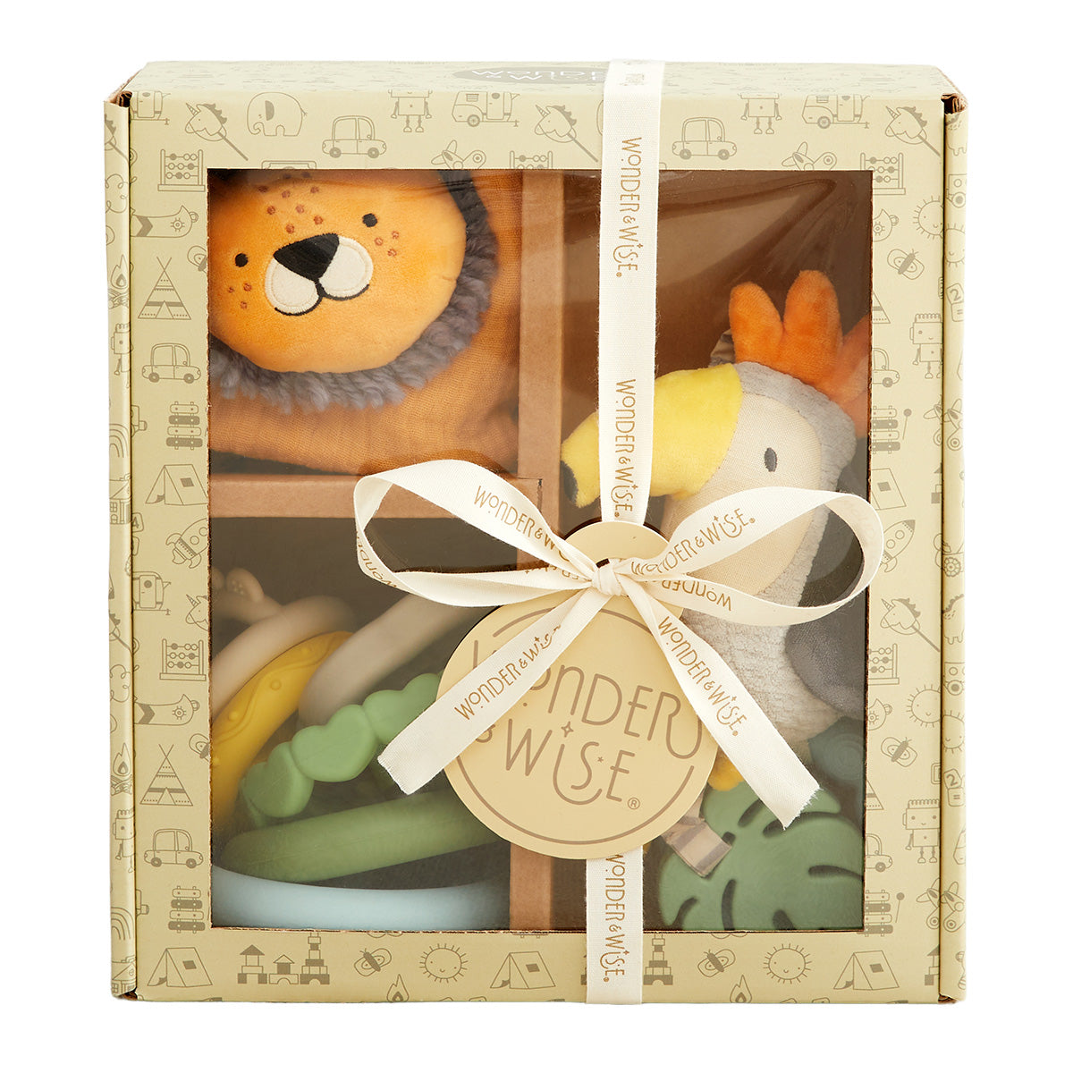 Wonder & Wise - Hello Baby 3-6 Month Gift Set - Infants