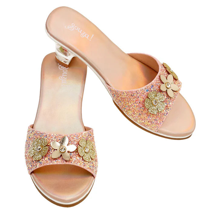 Souza - High-Heel Clarisse Slipper (Gold Peach) - Size 8-9 - Dress up