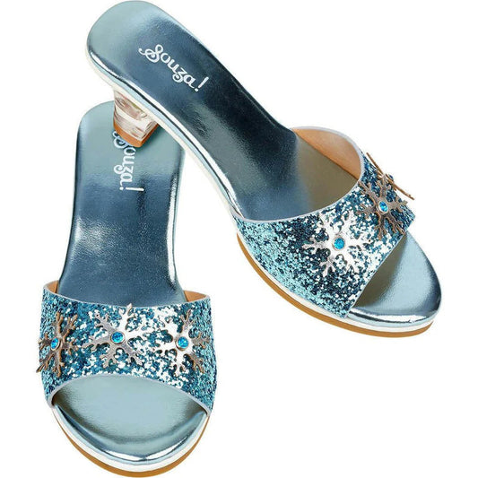 Souza - High-Heel Ice Queen Slipper (Blue) - Size 12-13 - Dress up